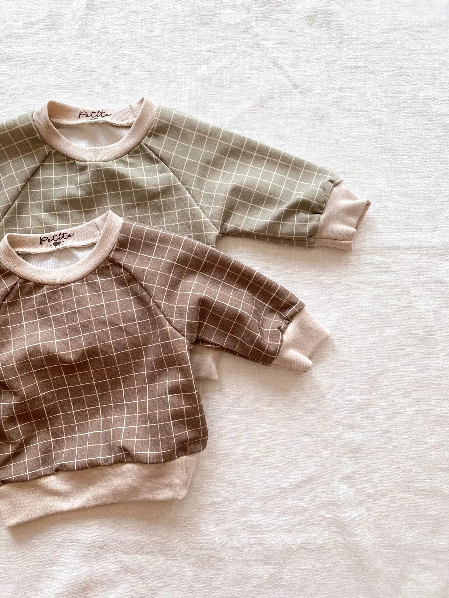 Baby Cotton Sweatshirt / Checkers