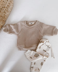 Knit Cotton Sweatshirt