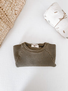 Knit Cotton Sweatshirt